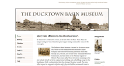 Desktop Screenshot of ducktownbasinmuseum.com